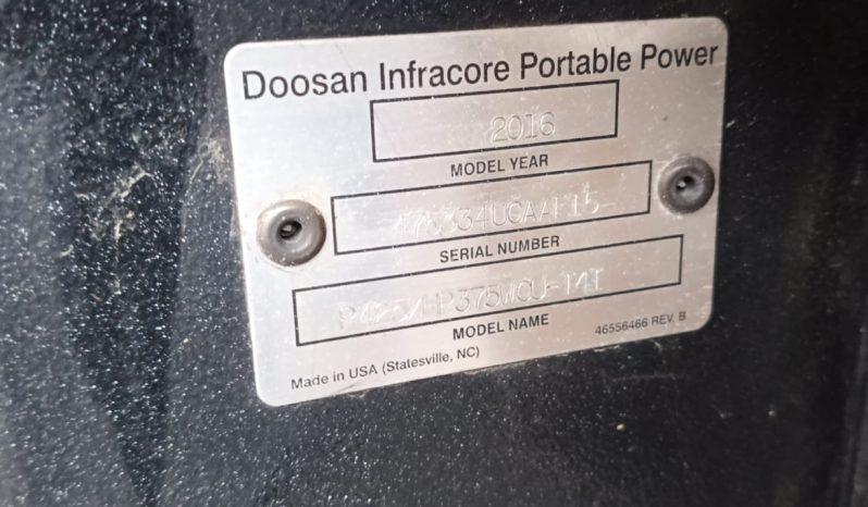 
								Compresor Doosan 425 CFM  375 HP WCU-T4i de 2016 completo									