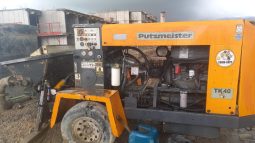 Bomba de concreto Putzmeister TK40 año 2012 Ubicacion Colombiu