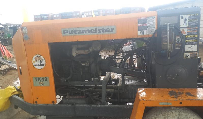 
								Bomba de concreto Putzmeister TK40 año 2012 Ubicacion Colombiu completo									