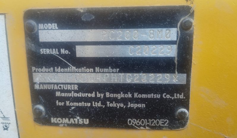 
								Excavadora Komatsu PC200-8T año 2017 Horas 6925 Ubicacion Colombia US$115950 completo									