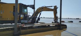 DRAGA ANFIBIA DRAGFLOW DRM85/160BE23 2015, DRAGA ANFIBIA