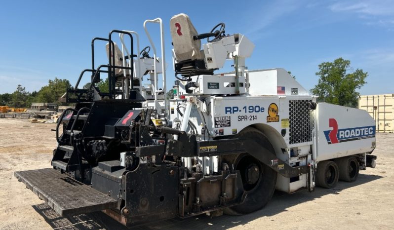 
								Pavimentadora Roadtec RP190E año 2020 Horas 5000 Tier IV $470.000.000 Ubicacion Colombia completo									