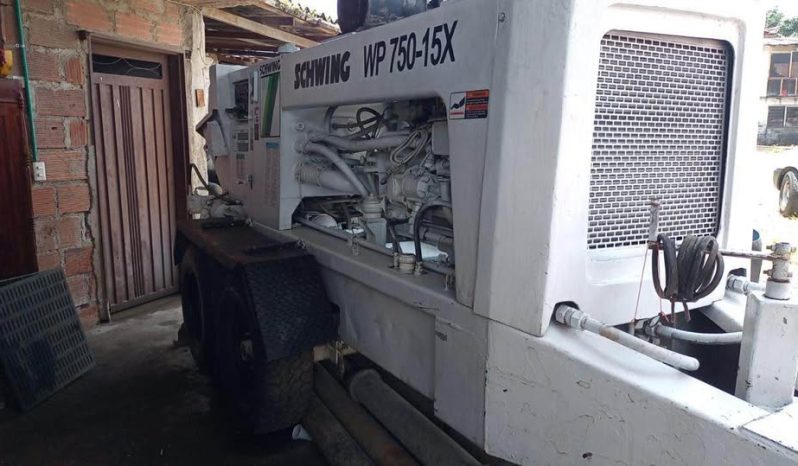 
								Bomba de concreto Schwing WP750-15X año 2007 Horas 8000 ubicacion Colombia US$35300  EXW completo									