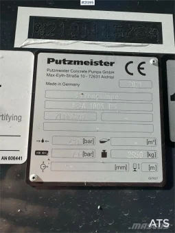 Bomba de concreto Putzmeister BSA2109H-D año 2023 Horas 1060 Ubicacion Europa precio 38.654 €