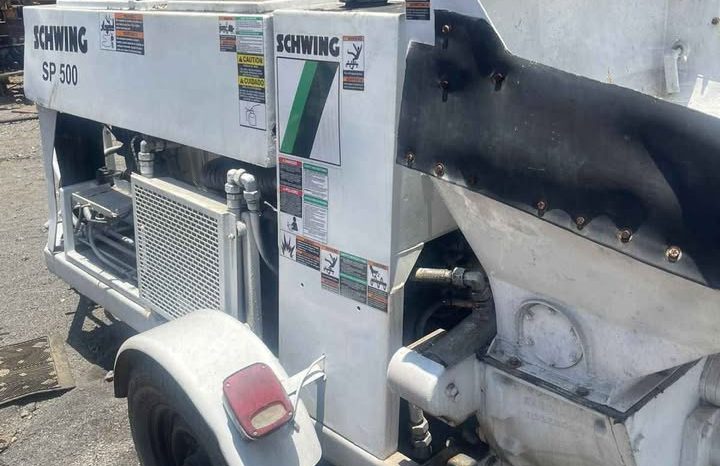 
								Bomba de concreto SCHWING SP 500 año 2007 completo									