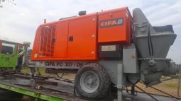 Bomba de concreto CIFA 306 / D6 año 2017 horas 2300