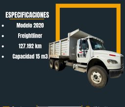 
										Volquetas Frighliner (024) año 2020 Capacidad 15 M3  6618 km 5 U. completo									