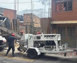 Bomba de Concreto estacionaria Schwig año 2007  modelo SP500