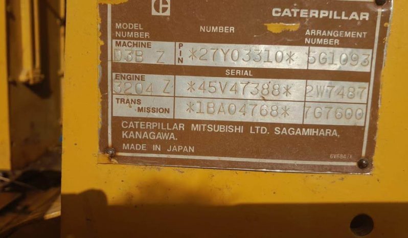 
								Bulldozer Caterpillar D3B completo									